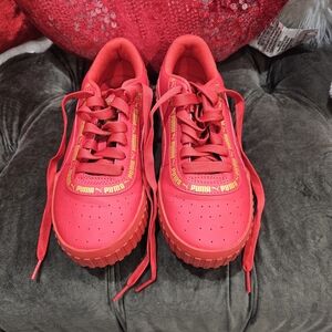 Puma Kids Vibrant Red Sneakers